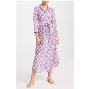 NWT Bell by Alicia Bell maxi shirt dress w/belt